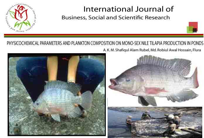 Physicochemical Parameters And Plankton Composition On Mono Sex Nile Tilapia Production In Ponds 4404