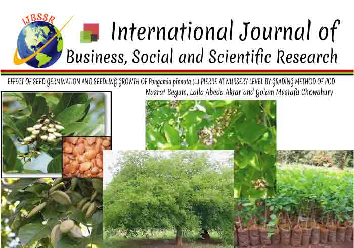 Effect Of Seed Germination And Seedling Growth Of Pongamia Pinnata L